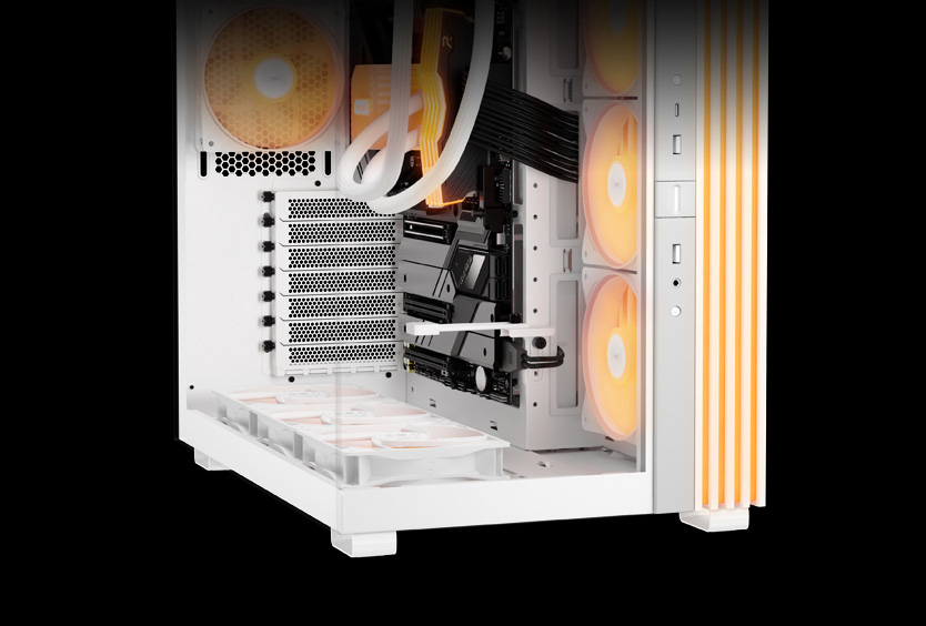 be quiet! Light Base 600 DX - White Steel (SGCC), ABS, Glass ATX